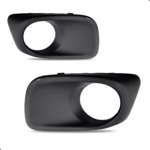 Par Moldura Milha C3 Aircross 2011 2012 2013 A 2015 Com Furo - Preto - Ambos Os Lados