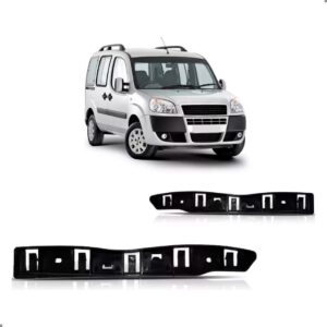 Par Suporte Guia Doblo 2012 A 2016 Parachoque Dianteiro