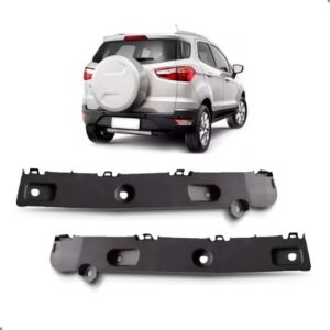 Par Suporte Guia Ecosport 2013 A 2017 Parachoque Traseiro