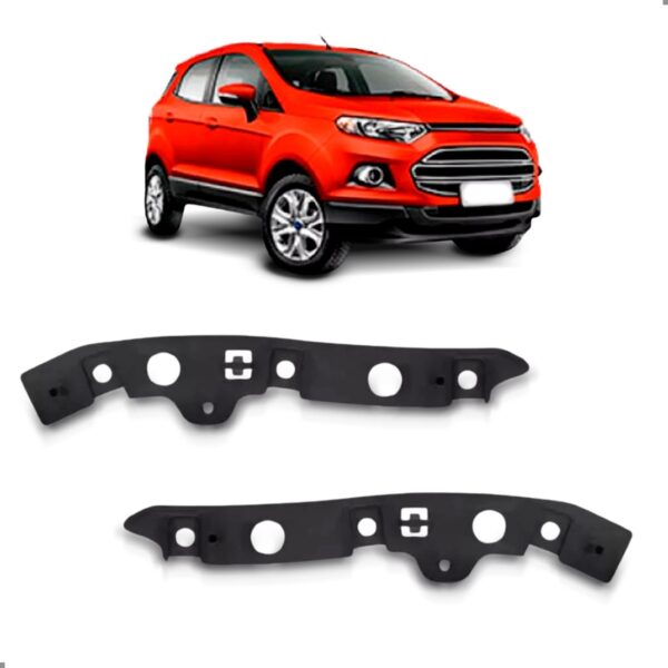 Par Suporte Guia Ecosport 2018 A 2021 Parachoque Dianteiro