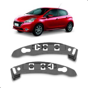 Par Suporte Guia 208 2012 2013 14 A 2016 Parachoque Traseiro