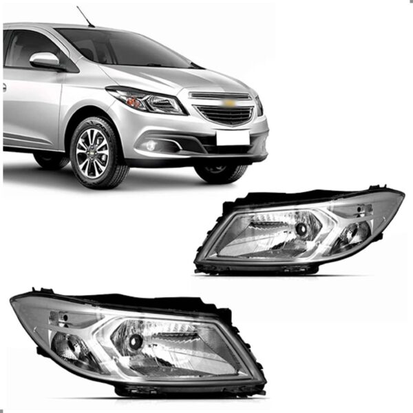 Par Farol Onix 2012 13 14 15 2016 Prisma 2013 A 2016 Cromado Ambos Lados