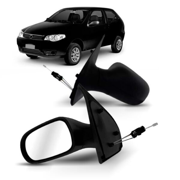 Par Retrovisor Palio 2004 2005 2006 2 Portas Com Controle
