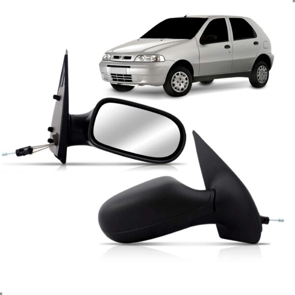 Par Retrovisor Palio 2011 2012 2013 Manual 04 Portas
