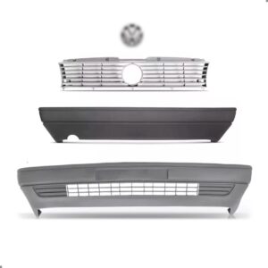 Par Envolvente Gol 91 A 95 Cinza Claro Com Grade E Emblema Preto