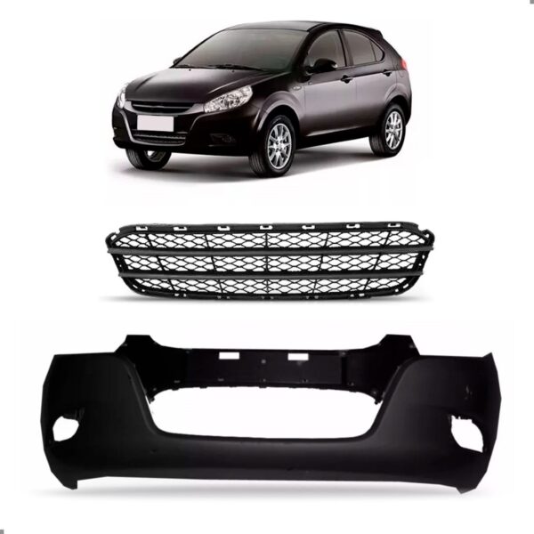 Envolvente Para Jac J3 11 2012 2013 Grade Central 1a Linha Preto