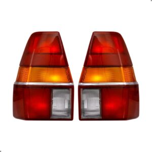 Par Sinaleira Quantum 1985 A 1991 Tricolor Com Friso Cromado Ambos Lados Tricolor