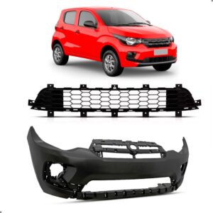 Kit Envolvente Para Fiat Mobi 2016 A 2020 Dianteiro Preto