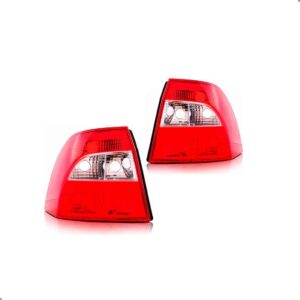 Kit Para Vectra 2000 A 2004 Farois Lanternas E Apliques Vermelho