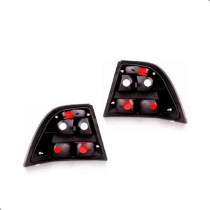 Kit Para Vectra 2000 A 2004 Farois Lanternas E Apliques Vermelho