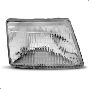 Kit Farol E Pisca Cromado Para Ranger 1998 A 2004 Direito