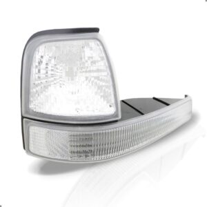 Kit Farol E Pisca Cromado Para Ranger 1998 A 2004 Direito