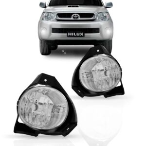 Par Farol Milha Auxiliar Hilux Srv 2009 2010 2011 Cristal