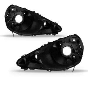 Par Carcaça Farol Honda Fit  2003 2004 2005 2006 2007 2008.