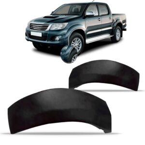 Par Moldura Alargador Do Parachoque Hilux 2012 A 2015.