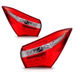 Par Lanterna Corolla Canto 2015 2016 Com Led Vermelho