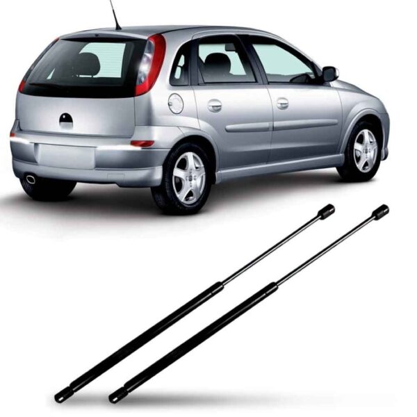 Par Amortecedor Tampa Traseira Porta Malas Corsa Hatch 02/12