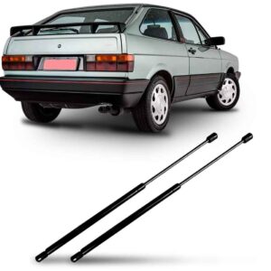 Par Amortecedor Tampa Da Mala Gol Gti Com Limpador 89 A 94