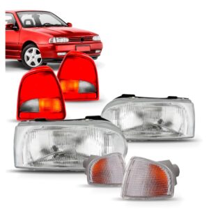 Kit Gol Bola G2 1995 A 1999 Par Farol + Lanterna + Pisca Direito