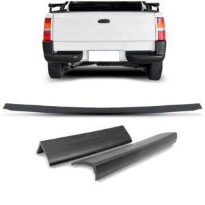 Kit Friso Protetor Caçamba Para Pickup Courier 1996 A 2013 Preto