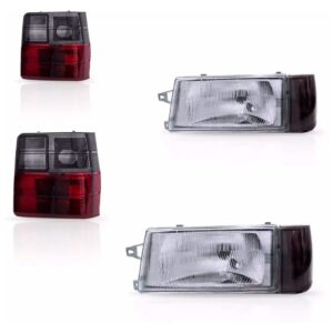 Kit Farol Uno + Sinaleira Fume + Lente Fumê 1991 À 2003