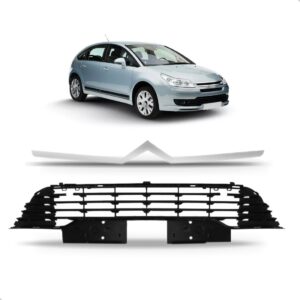 Kit Grade E Friso Para Citroen C4 Pallas Sedan 2008 A 2014 Preto