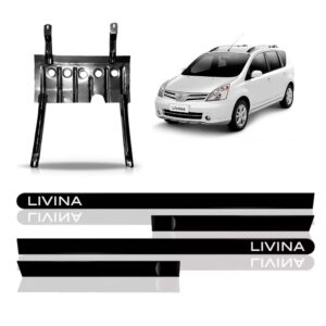 Protetor Carter Livina 2008 A 2017 + Jogo De Frisos Lateral