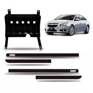 Kit Protetor Carter Cruze 2013 A 2016 + Jogo Frisos Lateral
