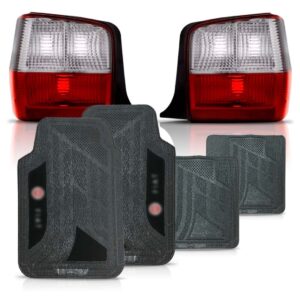 Par Sinaleira Uno Fire 2004 A 2010 Bicolor + Jogo Tapete Pvc Grafite