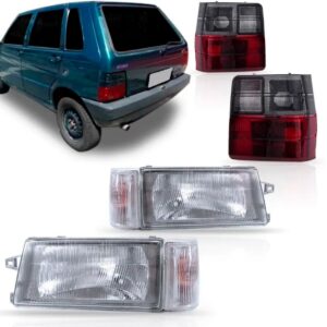 Par Lanterna Traseira Fiat Uno Mille 84 85 86 87 88 89 A 04