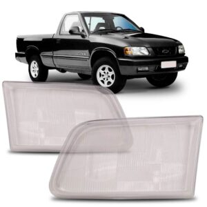 Par Lente Farol S10 Blazer 1996 97 98 1999 2000 Acrílico Gm