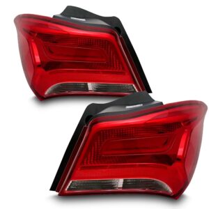 Par Lanterna Traseira Para Chevrolet Onix 2017 2018 2019 Vermelho