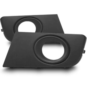 Par Moldura Milha Auxiliar Amarok 2010 A 2016 Com Furo Preto Ambos Os Lados