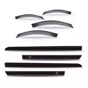 Calha Chuva Celta 2006 A 2012 4 Portas + Friso Lateral Fumê