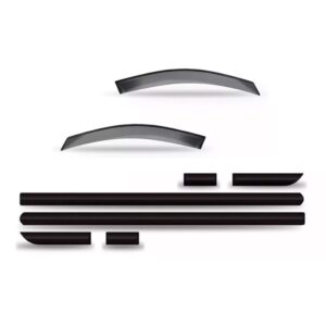 Calha Chuva S10 Cabine Simples 2001 A 2011 + Friso Lateral Fumê