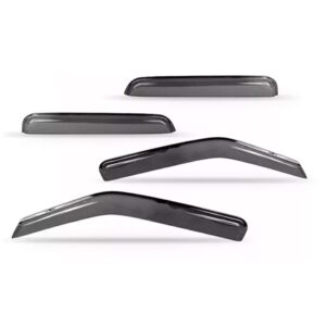 Kit Jogo Calha Chuva Para Honda Fit 2003/2008+friso Lateral Fumê