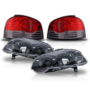 Par Farol Palio 2009 A 2011 Negro + Sinaleira Fume