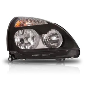 Par Farol Clio Sedan 06/11 Mascara Cinza + Lanterna Bicolor