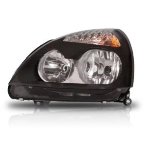 Par Farol Clio Sedan 06/11 Mascara Cinza + Lanterna Bicolor