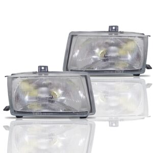 Par Farol Polo Classic 1995 A 1999 + Sinaleira Tricolor Cristal