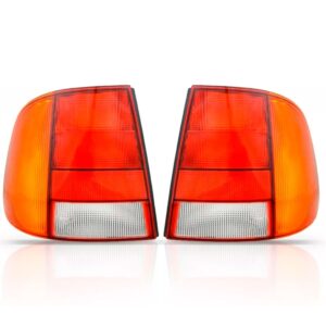 Par Farol Polo Classic 1995 A 1999 + Sinaleira Tricolor Cristal