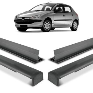 Par Borracha Friso De Teto Peugeot 206 Hatch