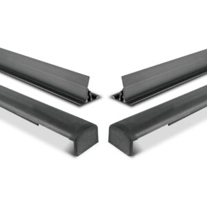 Par Friso De Teto Para Peugeot 207 Sedan Cor Preta