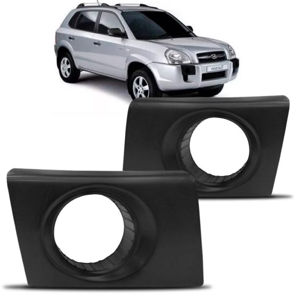 Par Moldura Milha Tucson 2004 2005 2006 2007 A 2012 Preto Preto