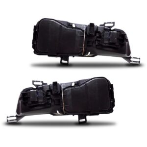 Par Farol Stilo 2002 A 09 Cromado S/ Auxiliar Plug Quadrado