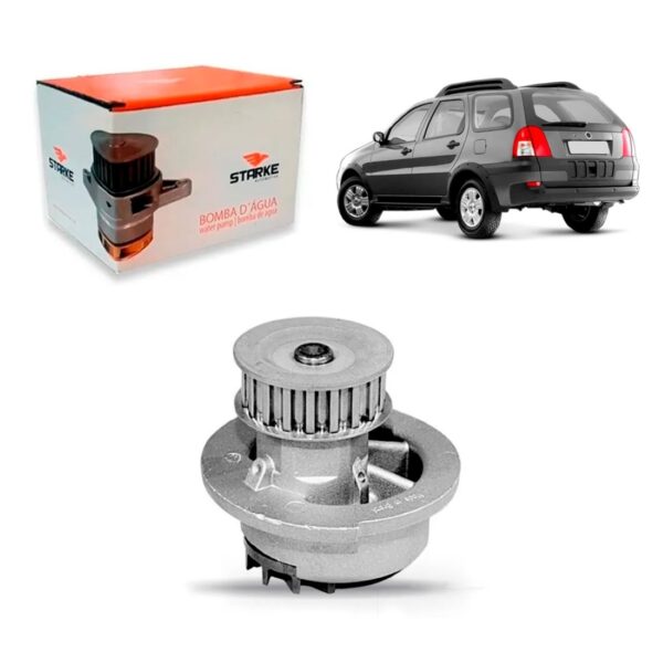 Bomba D' Água Sem Carcaça Weekend 1.8 8v Powertrain 03/10