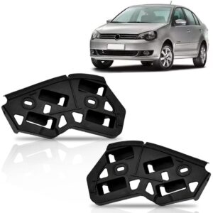 Par Suporte Guia Parachoque Dianteiro Polo 2007 08 2009 2010