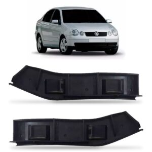Par Suporte Guia Parachoque Dianteiro Polo 2003 2004 05 2006