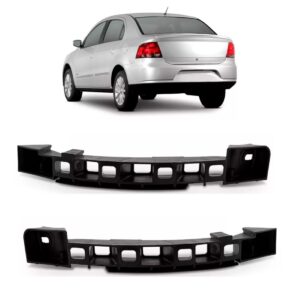 Par Guia Suporte Parachoque Traseiro Voyage G5 2009 A 2013