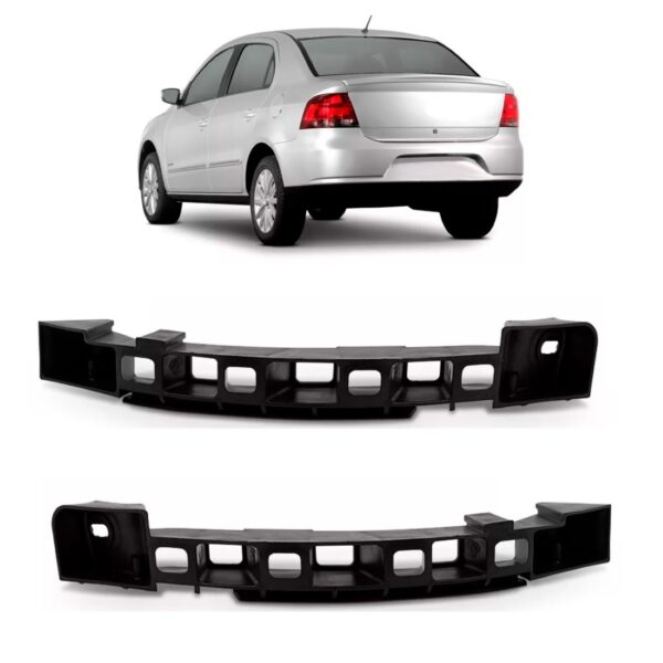 Par Guia Suporte Parachoque Traseiro Voyage G5 2009 A 2013